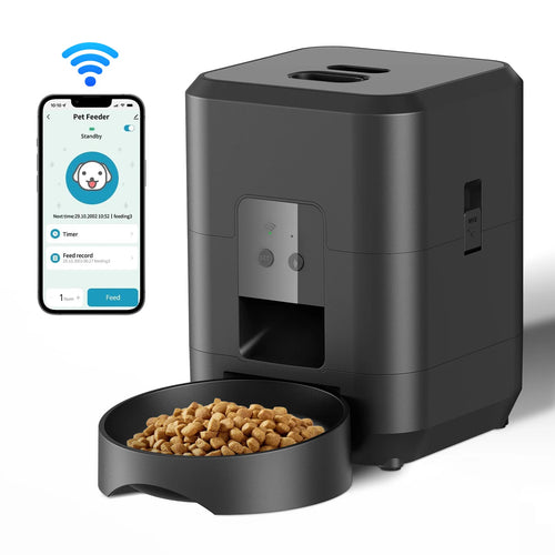 Distributeur de croquettes connecté Wi-Fi 2 L et son appli
