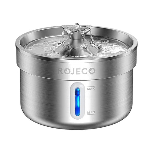 Fontaine à eau inox 2 L pour chat et chien